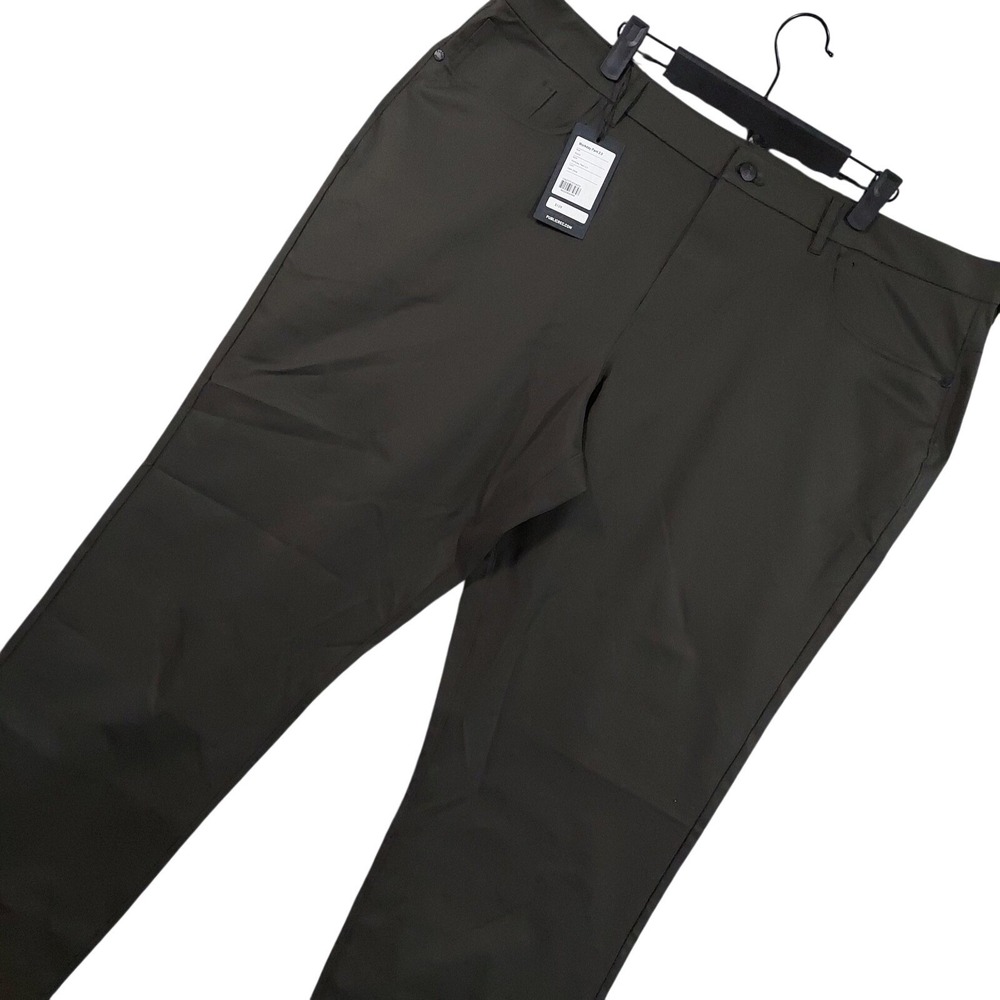 NEW Public Rec Pants Mens 42x32 Dark Olive Workday Pant 2.0 Chino Stretch Golf